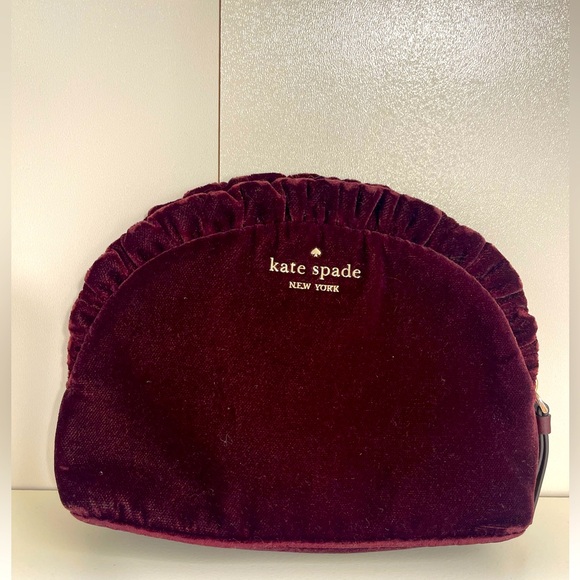 kate spade Handbags - Kate Spade Ruffle Cosmetic Travel Bag NWT